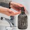 Glass Liquid Soap Dispenser Pump Bottle | Bathroom & Kitchen | Holds Soap, Lotion & Sanitizer | Smoke